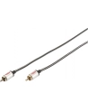 EDNET Kabel połączeniowy Audio Cinch Mono Typ RCA/RCA M/M szary 2,5m - nr 19