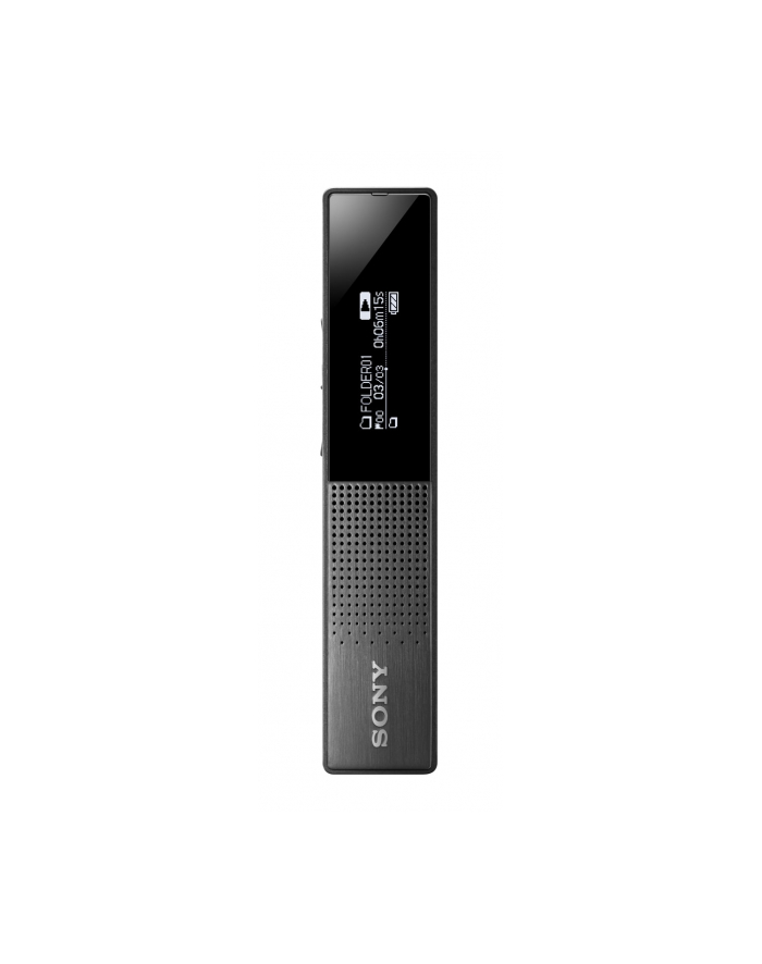 Sony Dyktafon cyfrowy 16GB OLED display, Quick charge  Slim, stylish metal body seria główny