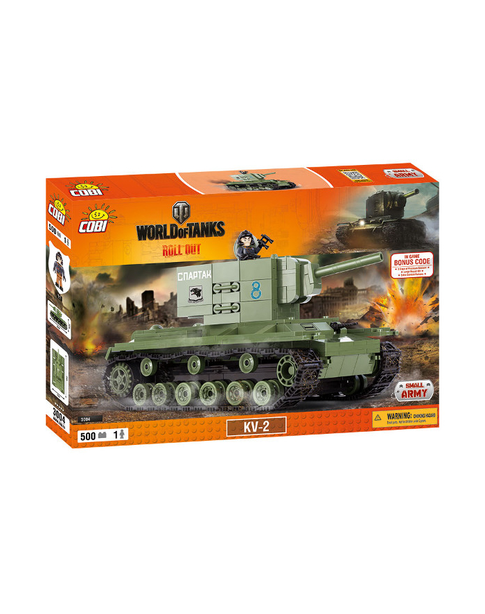 COBI Armia WOT Kv 2 500 KL. główny