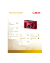Aparat Cyfrowy Canon PowerShot SX620  HS Wi-Fi  czerwony - nr 10
