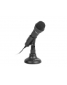 Natec Mikrofon ADDER Czarny Mini Jack 3,5mm Mikrofon Dookólny niskoszumowy - nr 1