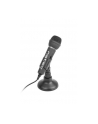 Natec Mikrofon ADDER Czarny Mini Jack 3,5mm Mikrofon Dookólny niskoszumowy - nr 46