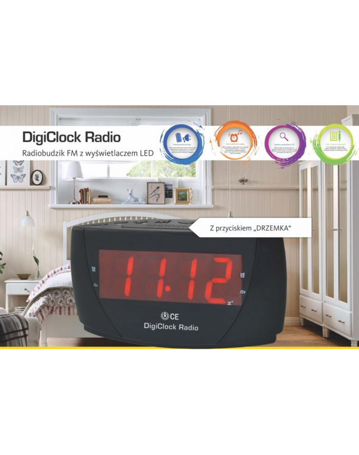 TechniSat Radiobudzik DigiClock Radio główny