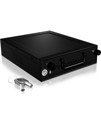 ICY BOX IB-148SSK-B black 5.25 Cala - do 3.5 Cala & 2.5 Cala SATA/SAS HDD/SSD