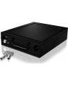 ICY BOX IB-148SSK-B black 5.25 Cala - do 3.5 Cala & 2.5 Cala SATA/SAS HDD/SSD - nr 24
