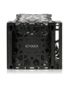 IcyDock MB074SP-B0 Black Vortex black - HDD 4 in 3 Module Cooler Cage - nr 5