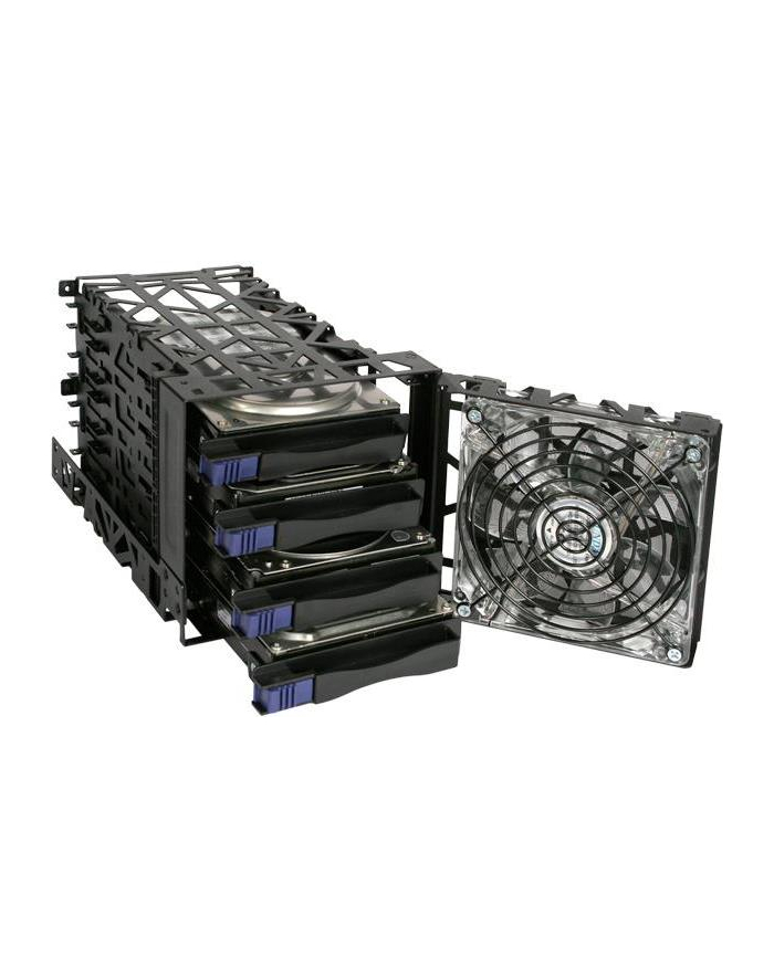 IcyDock MB074SP-B0 Black Vortex black - HDD 4 in 3 Module Cooler Cage główny