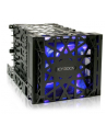 IcyDock MB074SP-B0 Black Vortex black - HDD 4 in 3 Module Cooler Cage - nr 1