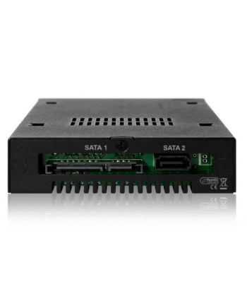 IcyDock MB992SK-B black 2.5 Cala - Dual-Bay 2.5 Cala SATA 6GBit/s