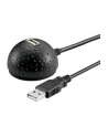 goobay przedłużacz USB 2.0 na biurko - czarny  - 1.5m - nr 5
