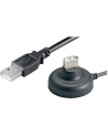 goobay przedłużacz USB 2.0 na biurko - czarny  - 1.5m - nr 6