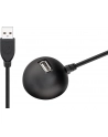 goobay przedłużacz USB 2.0 na biurko - czarny  - 1.5m - nr 9