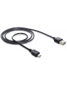 DeLOCK EASY USB 2.0-A > mini USB czarny 3m - Wtyk/Wtyk - nr 19