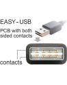 DeLOCK EASY USB 2.0-A > mini USB czarny 3m - Wtyk/Wtyk - nr 8