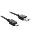 DeLOCK EASY USB 2.0-A > mini USB czarny 3m - Wtyk/Wtyk - nr 28