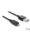 DeLOCK EASY USB2.0-A>Micro-B Wtyk/Wtyk 2m czarny - nr 4