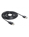 DeLOCK EASY USB2.0 A Wtyk-Gniazdo - czarny 5m - nr 16