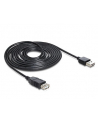 DeLOCK EASY USB2.0 A Wtyk-Gniazdo - czarny 5m - nr 20