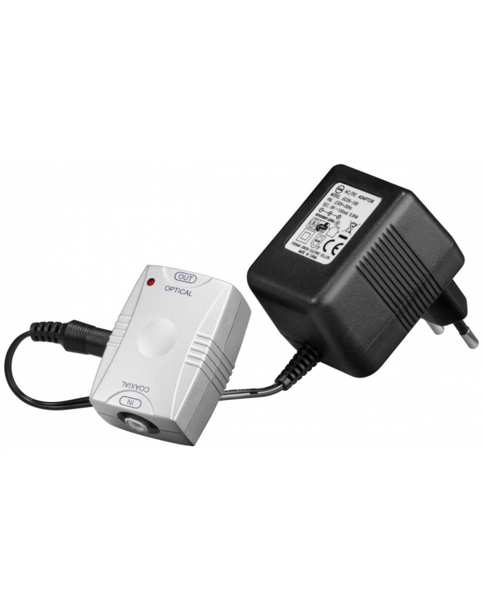 goobay - adapter z koncentrycznego na Toslink cyfrowy główny