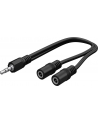 goobay - adapter z 2x. jack 3.5mm na 1x jack 3.5mm - stereo - 20cm - nr 5