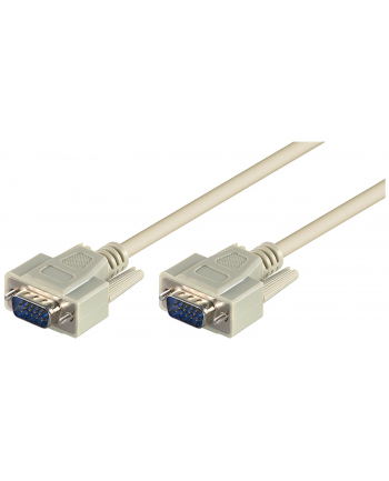 goobay kabel VGA D-Sub - do monitora - szary - 3 m