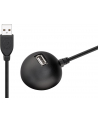 goobay przedłużacz USB 2.0 na biurko - czarny  - 1.5m - nr 7