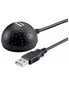 goobay przedłużacz USB 2.0 na biurko - czarny  - 1.5m - nr 9