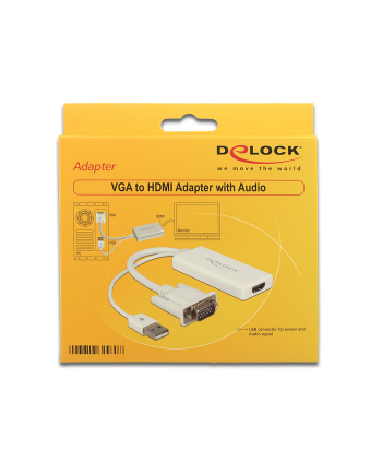 DeLOCK Adapter - VGA + USB - HDMI