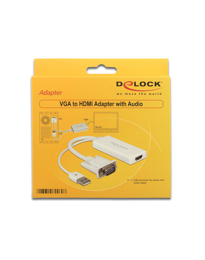 DeLOCK Adapter - VGA + USB - HDMI główny