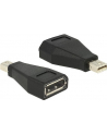 DeLOCK Adapter - miniDisplayPort - DisplayPort - czarny - nr 12