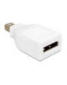 DeLOCK Adapter - miniDisplayPort - DisplayPort - biały - nr 2