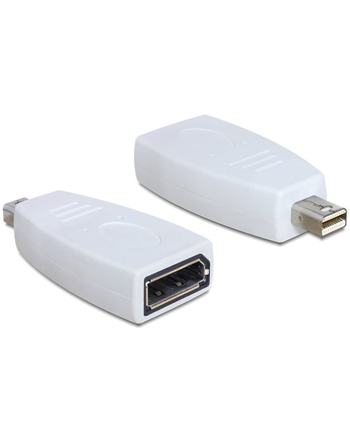 DeLOCK Adapter - miniDisplayPort - DisplayPort - biały główny