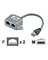 goobay RJ45 T-Adapter CAT5 St->2xBu - nr 3