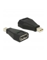 DeLOCK Adapter - miniDisplayPort - DisplayPort - czarny - nr 11
