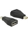 DeLOCK Adapter - miniDisplayPort - DisplayPort - czarny - nr 13