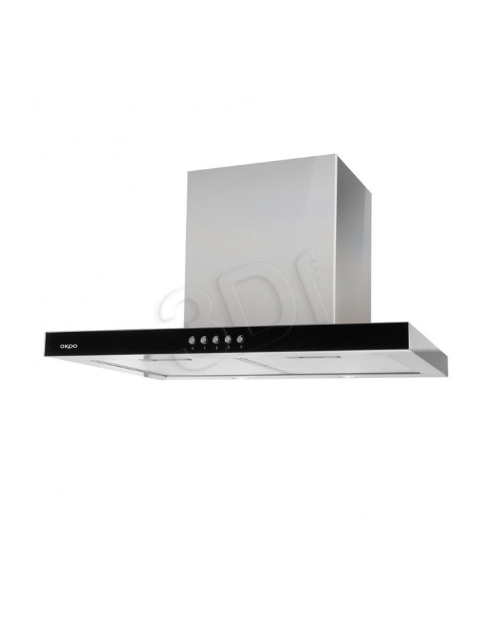 Okap Kominowy Akpo WK-4 Feniks Glass Eco (inox 297m3/h 600mm) główny