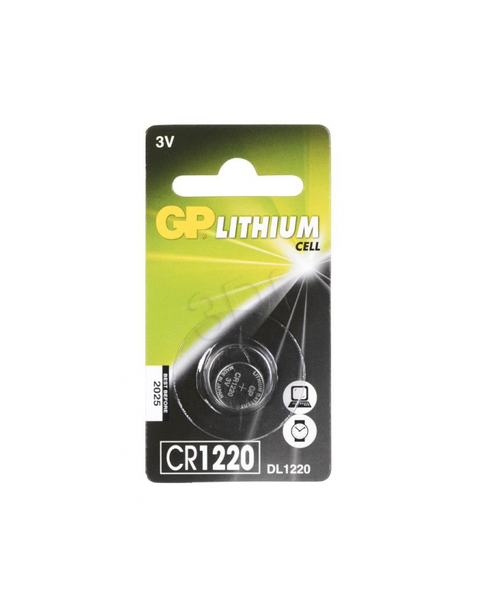 GP Battery GP Bateria guzikowa CR1220 blister 1szt. główny