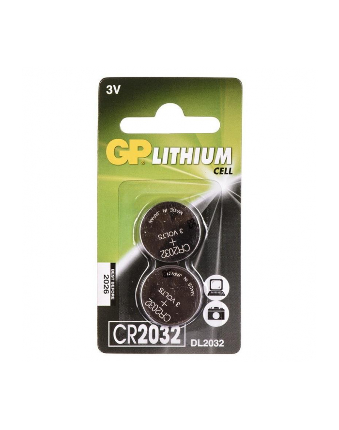 GP Battery GP Bateria guzikowa CR2032 blister 2szt. główny