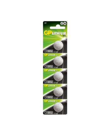 GP Battery GP Bateria guzikowa CR2032 blister 5szt.