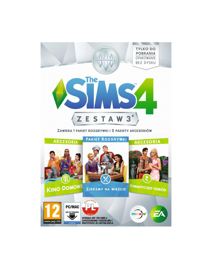Gra PC The Sims 4 Zestaw 3 główny