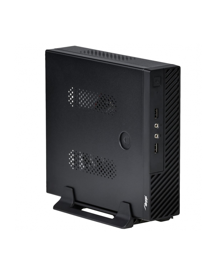 Obudowa Mini ITX Akyga AK-100-01BK Czarny + ADAPTER DC-DC + UCHWYT VESA AK-100-01BK główny