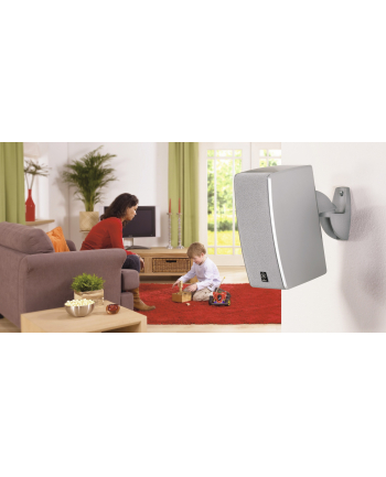 Vogel`s VLB 500 UNIV SPEAKER WALLMOUNT SILVER 2X 63MM DIST. -5KG TILT