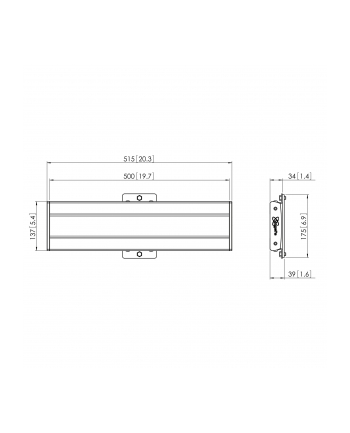 Vogel`s PFB 3405 INTERFACE BAR 515MM Connect-it  Adapterbar  VESA horizontal  max 450mm