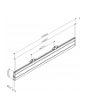 Vogel`s PFB 3411 ADAPTER BAR PFB 3411 Adapterbar 1175 mm schwarz - nr 3