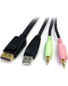 USB DISPLAYPORT KVM CABLE StarTech.com 1,8m 4-in-1 USB DisplayPort KVM-Switch Kabel mit Audio und Mikrofon - nr 10