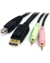 USB DISPLAYPORT KVM CABLE StarTech.com 1,8m 4-in-1 USB DisplayPort KVM-Switch Kabel mit Audio und Mikrofon - nr 11