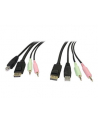 USB DISPLAYPORT KVM CABLE StarTech.com 1,8m 4-in-1 USB DisplayPort KVM-Switch Kabel mit Audio und Mikrofon - nr 16