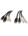 USB DISPLAYPORT KVM CABLE StarTech.com 1,8m 4-in-1 USB DisplayPort KVM-Switch Kabel mit Audio und Mikrofon - nr 1