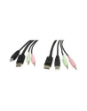 USB DISPLAYPORT KVM CABLE StarTech.com 1,8m 4-in-1 USB DisplayPort KVM-Switch Kabel mit Audio und Mikrofon - nr 2