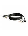 USB DISPLAYPORT KVM CABLE StarTech.com 1,8m 4-in-1 USB DisplayPort KVM-Switch Kabel mit Audio und Mikrofon - nr 30